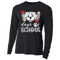 100 Days Of School Dalmatian Dog Cooling Performance Long Sleeve Crew