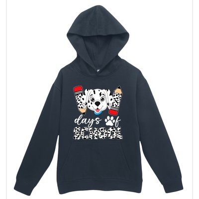 100 Days Of School Dalmatian Dog Urban Pullover Hoodie