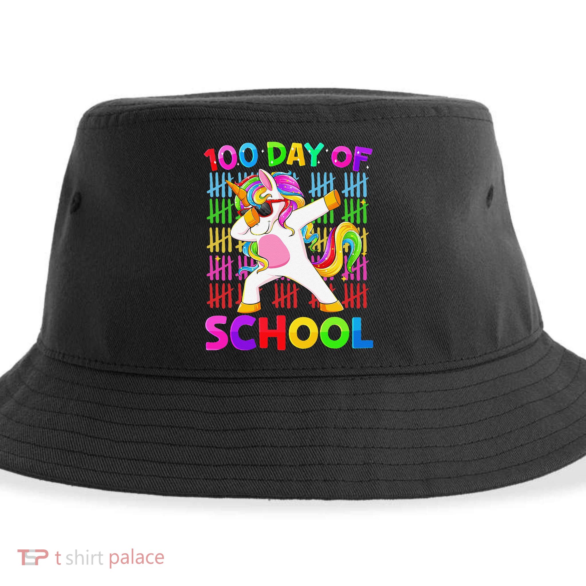100th Day Of School Unicorn Costume 100 Magical Days Sustainable Bucket Hat