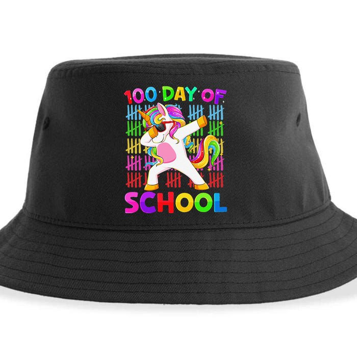 100th Day Of School Unicorn Costume 100 Magical Days Sustainable Bucket Hat