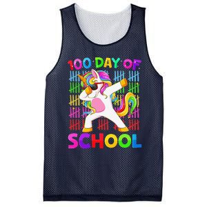 100th Day Of School Unicorn Costume 100 Magical Days Mesh Reversible Basketball Jersey Tank