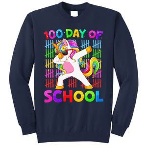 100th Day Of School Unicorn Costume 100 Magical Days Tall Sweatshirt