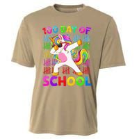 100th Day Of School Unicorn Costume 100 Magical Days Cooling Performance Crew T-Shirt