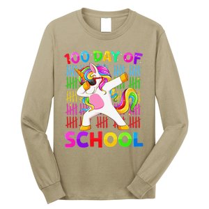 100th Day Of School Unicorn Costume 100 Magical Days Long Sleeve Shirt