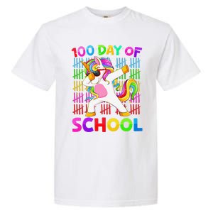 100th Day Of School Unicorn Costume 100 Magical Days Garment-Dyed Heavyweight T-Shirt