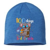 100 Days Of 3Rd Grade Koala 100Th Day School Third Grade Gift Sustainable Beanie