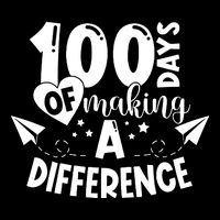 100 Days Of Making A Difference Toddler Hoodie