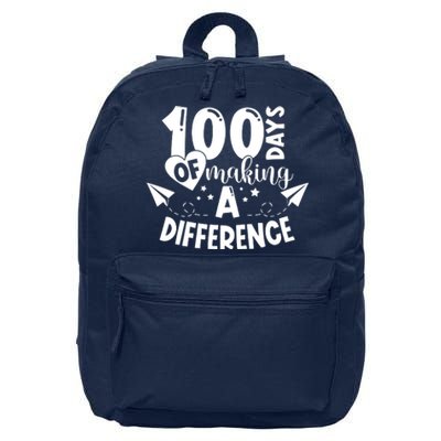 100 Days Of Making A Difference 16 in Basic Backpack