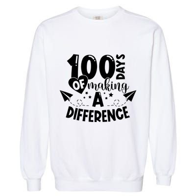 100 Days Of Making A Difference Garment-Dyed Sweatshirt