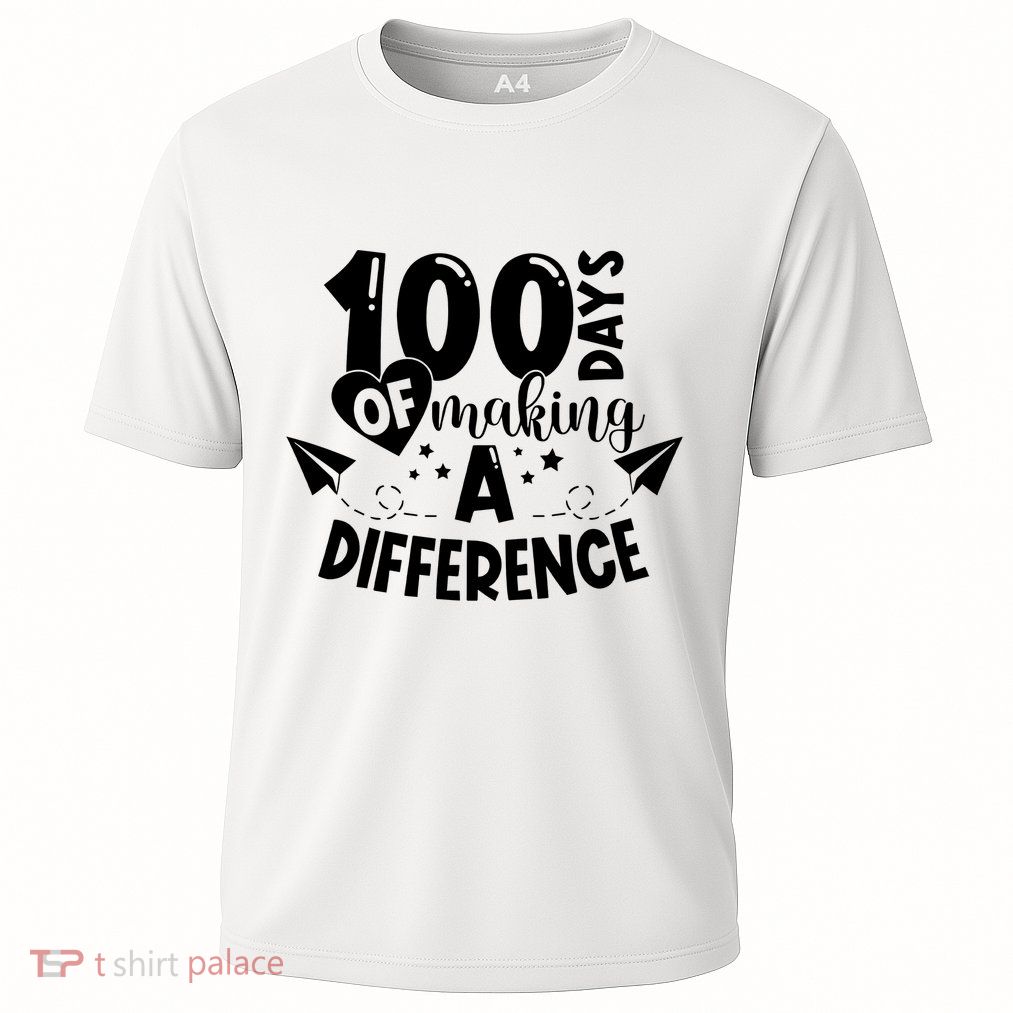 100 Days Of Making A Difference Performance Shirt