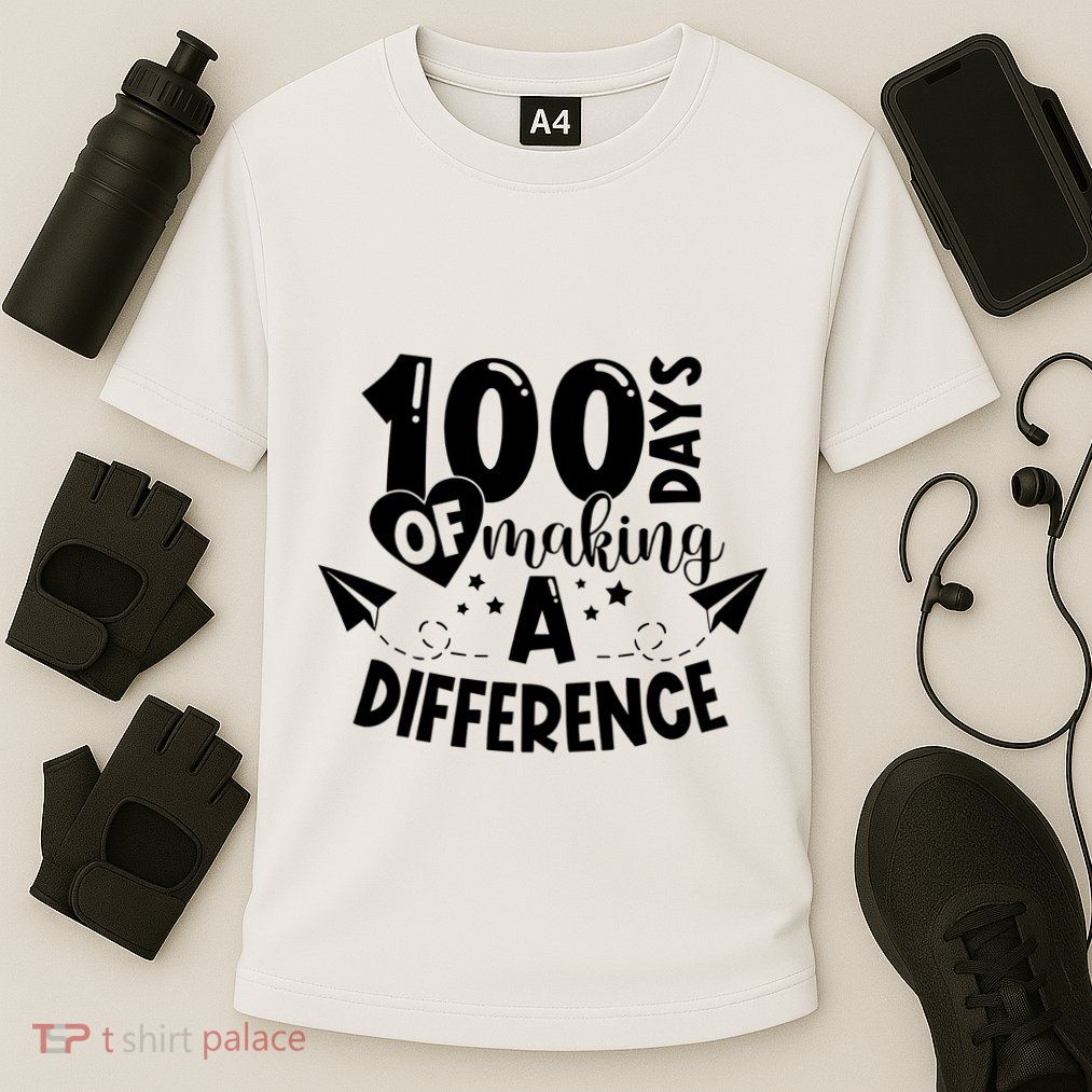 100 Days Of Making A Difference Performance Shirt