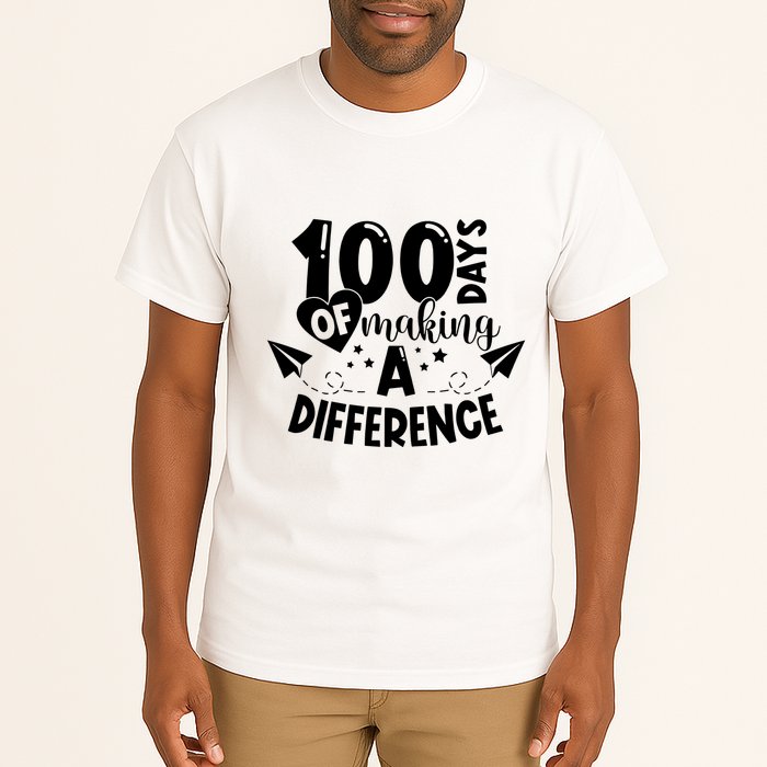 100 Days Of Making A Difference Tall T-Shirt