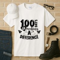 100 Days Of Making A Difference Tall T-Shirt