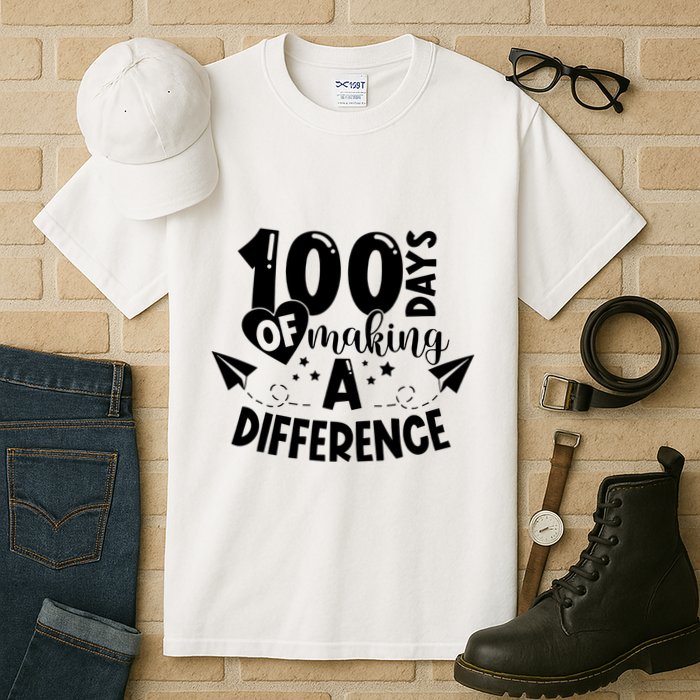 100 Days Of Making A Difference Tall T-Shirt