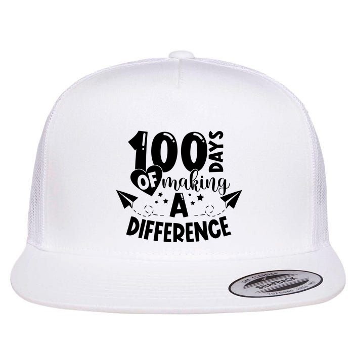 100 Days Of Making A Difference Flatbill Hat
