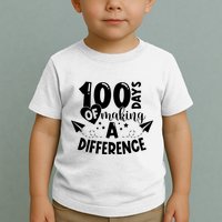 100 Days Of Making A Difference Toddler T-Shirt