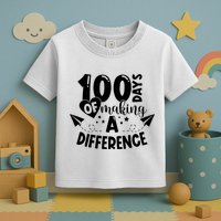 100 Days Of Making A Difference Toddler T-Shirt