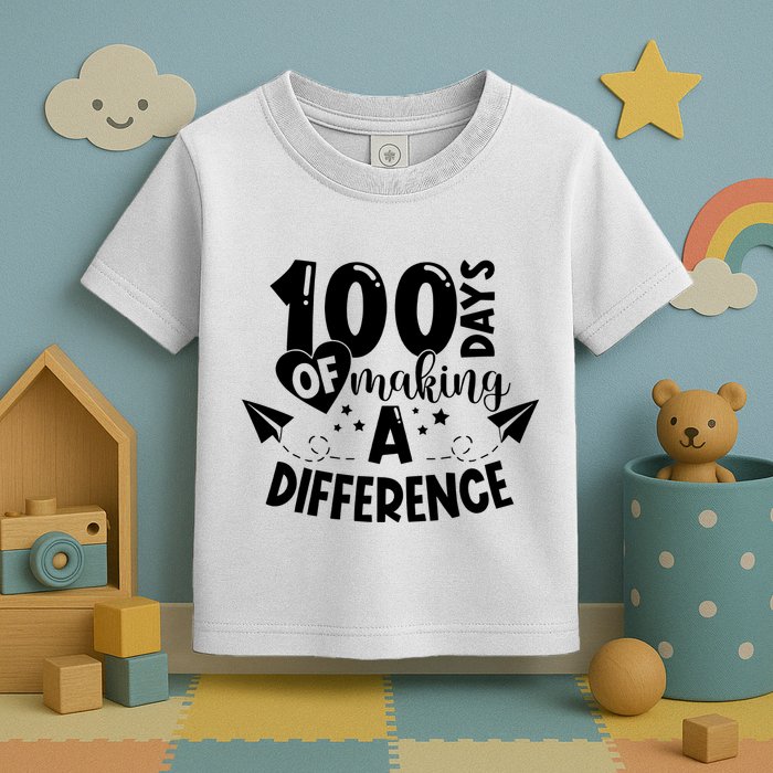 100 Days Of Making A Difference Toddler T-Shirt