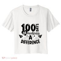 100 Days Of Making A Difference Crop Top