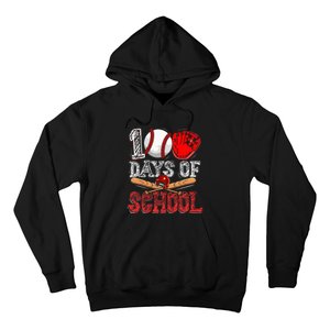 100 Days Of School Baseball 100th Day Hoodie