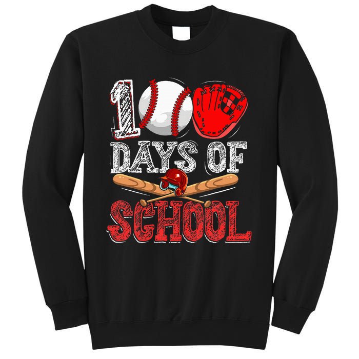 100 Days Of School Baseball 100th Day Sweatshirt