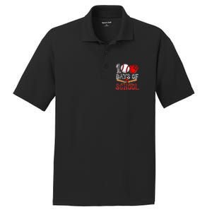 100 Days Of School Baseball 100th Day PosiCharge RacerMesh Polo