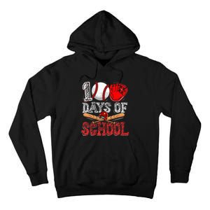 100 Days Of School Baseball 100th Day Tall Hoodie