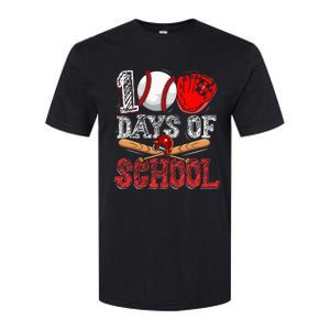 100 Days Of School Baseball 100th Day Softstyle CVC T-Shirt