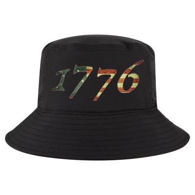 1776 Declaration Of Independence Us Flag Cool Comfort Performance Bucket Hat