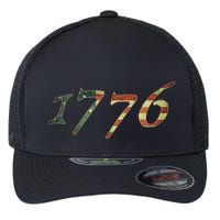 1776 Declaration Of Independence Us Flag Flexfit Unipanel Trucker Cap