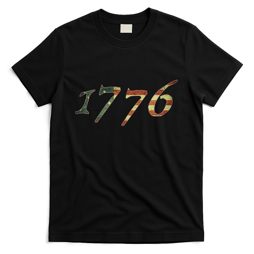 1776 Declaration Of Independence Us Flag T-Shirt