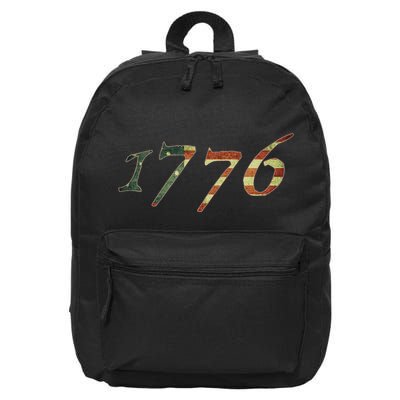 1776 Declaration Of Independence Us Flag 16 in Basic Backpack