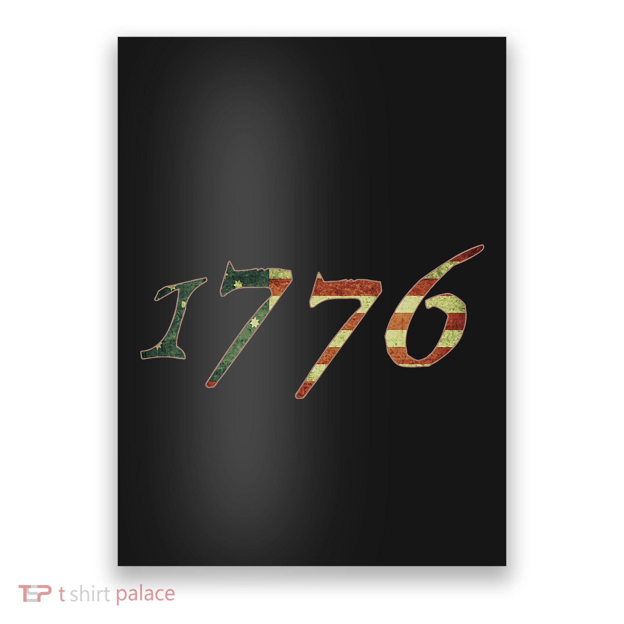 1776 Declaration Of Independence Us Flag Poster