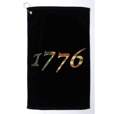 1776 Declaration Of Independence Us Flag Golf Towel