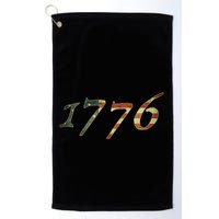 1776 Declaration Of Independence Us Flag Golf Towel