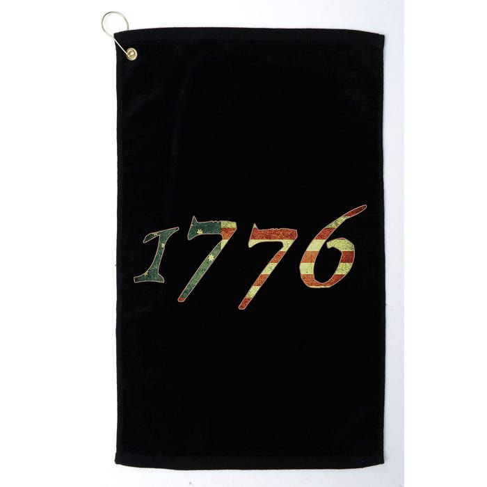 1776 Declaration Of Independence Us Flag Golf Towel