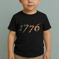 1776 Declaration Of Independence Us Flag Toddler T-Shirt