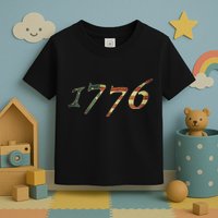 1776 Declaration Of Independence Us Flag Toddler T-Shirt