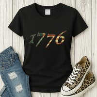 1776 Declaration Of Independence Us Flag Womens T-Shirt
