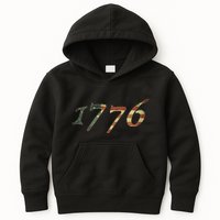 1776 Declaration Of Independence Us Flag Kids Hoodie