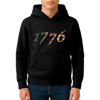 1776 Declaration Of Independence Us Flag Kids Hoodie