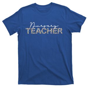 1st Day Of School Color Leopard Nursery Teacher Squad Gift T-Shirt