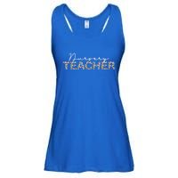 1st Day Of School Color Leopard Nursery Teacher Squad Gift Ladies Essential Flowy Tank