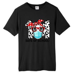 101 Days Of School Dalmatian Dog Face Mask 100th Day School Gift Tall Fusion ChromaSoft Performance T-Shirt