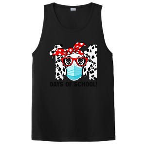 101 Days Of School Dalmatian Dog Face Mask 100th Day School Gift PosiCharge Competitor Tank