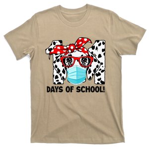 101 Days Of School Dalmatian Dog Face Mask 100th Day School Gift T-Shirt