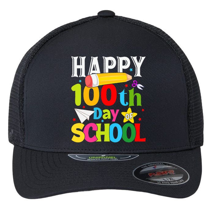 100th Day Of School Teachers Costume 100 Days Students Flexfit Unipanel Trucker Cap