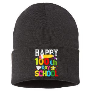 100th Day Of School Teachers Costume 100 Days Students Sustainable Knit Beanie