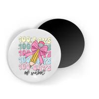 100 Days Of School Girl Coquette Bow 100th Day Of School Magnet