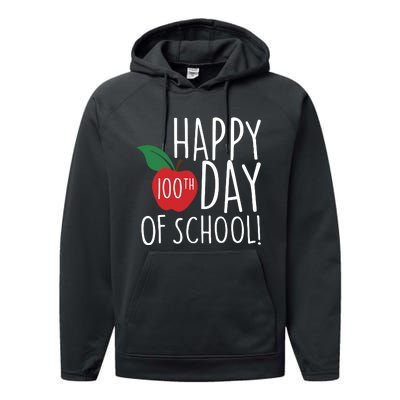 100 Days Of School Performance Fleece Hoodie